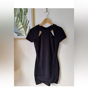 BEC & BRIDGE cutout mini Little Black dress Sz US 4 Euc Party Cocktail Festival